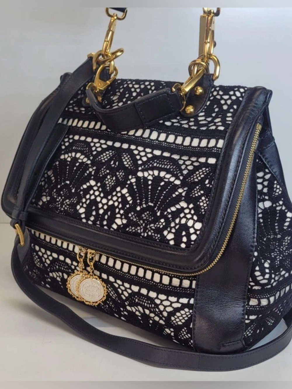 Dolce & Gabbana Leather Miss Sicily Bag
